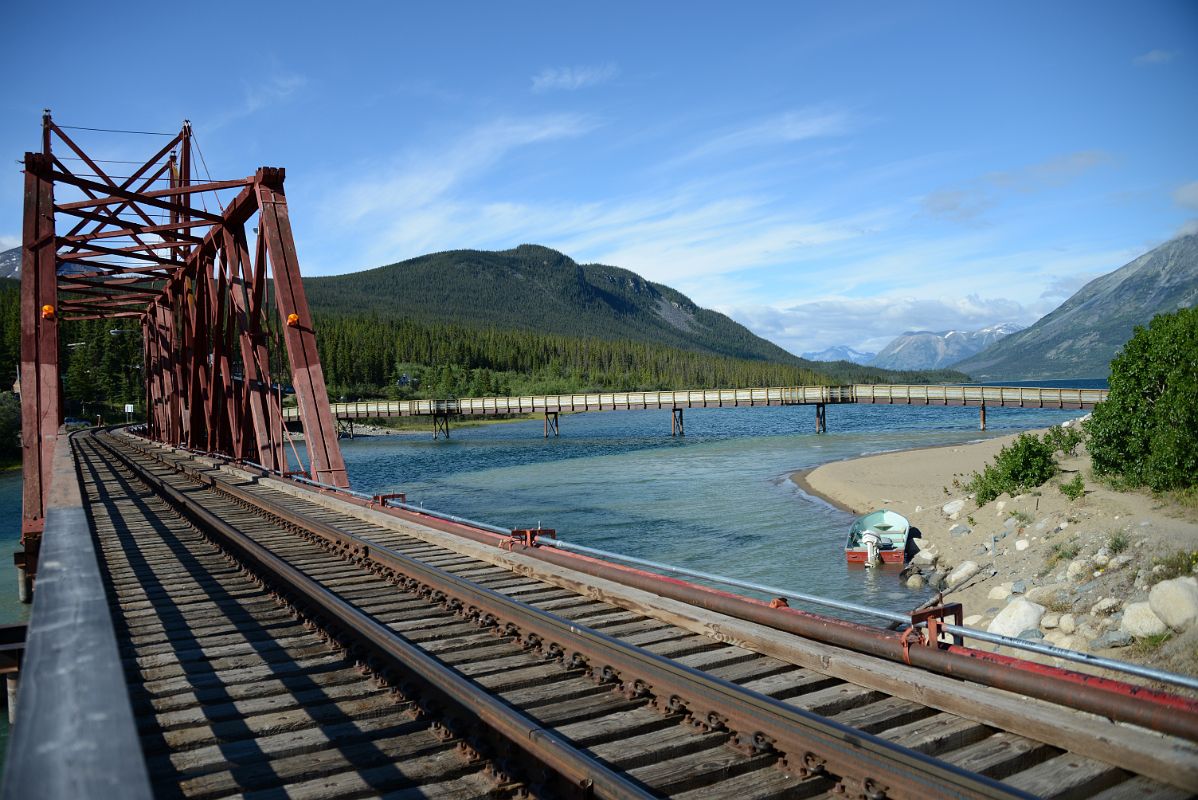 08G Railroad Bridge In Carcross On The Tour From Whitehorse Yukon To Skagway